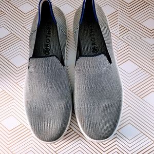 Rothy's loafers/ slipon shoes. Navy blue and white. Size 11.5